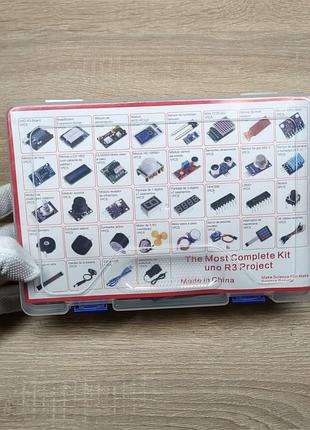 Стартовий набір arduino uno r3 starter kit 223 в 1 для програмування та робототехніки (новий комплект)