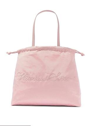 Сумка cinched satin tote victoria’s secret