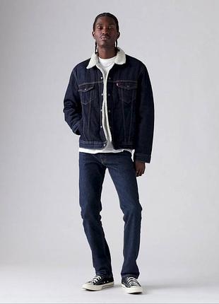 Оригінальна джинсова куртка шерпа levi’s type iii sherpa trucker jacket