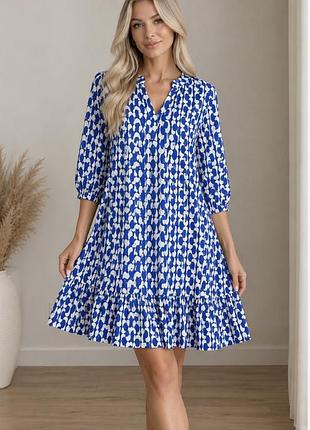 Нова натуральна вільна сукня/плаття з поясом zara 🩵