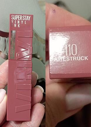 Maybelline помада тон110