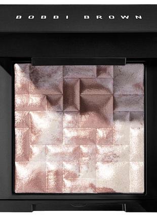 Хайлайтер bobbi brown highlighting powder pink glow компактний