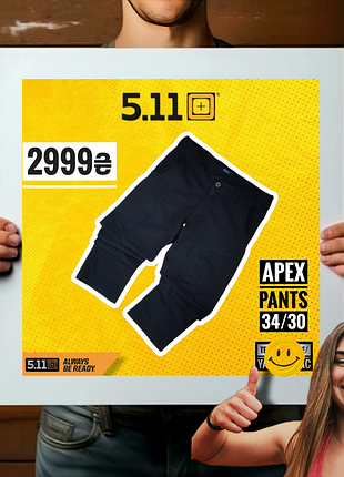 Tactical 5.11 apex 34/30