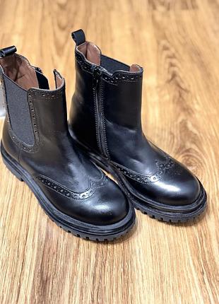 Черевики zara демісезонні чорні