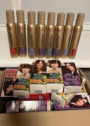 Фарби garnier color sensation, color naturals, palette та prestige. муси wella wellaflex.