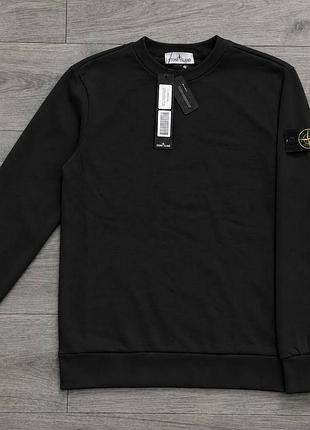 Світшот чоловічий stone island чорний