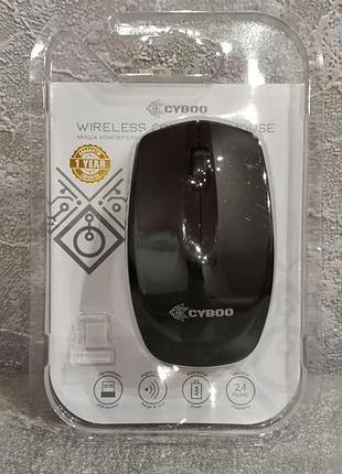 Комп'ютерна миша "cyboo" бездротова чорна
