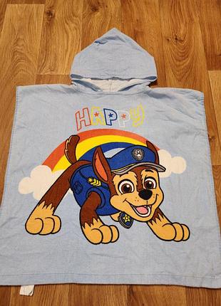 Рушник пончо paw patrol
