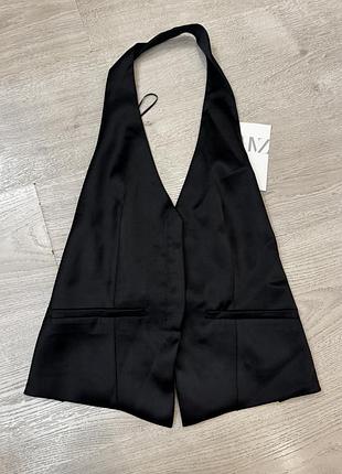 Жилет жіночий zara чорний розмір m
