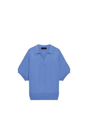 Блакитне поло zara