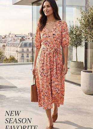 Женское цветочное платье marks spenser