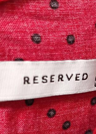 Фірмове червоне плаття reserved 3