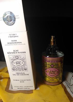 Тестер 4711 floral collection rose eau de cologne 100 мл