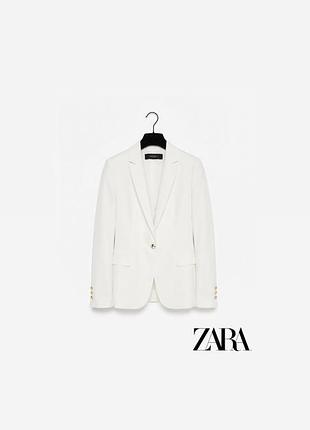 Стильний білий блейзер / піджак zara (оригінал)