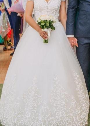 Свадебное платье айвори / весільна сукня айворі6 фото