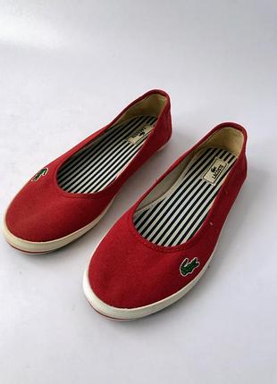 Жіночі сліпони балетки від lacoste