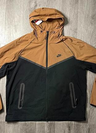 Оригинальный 100% мужская ветровка nike tech woven full-zip windrunner jacket(размер l)