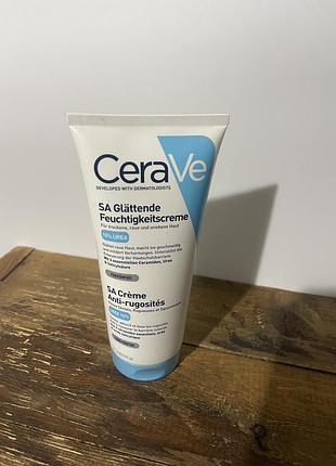 Крем для тіла cerave sa smoothing cream для сухої та грубої шкіри з сечовиною