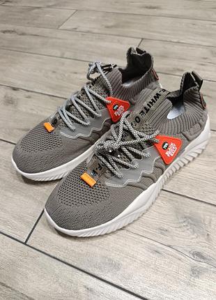 Кросівки off white сірі літні 30 см
