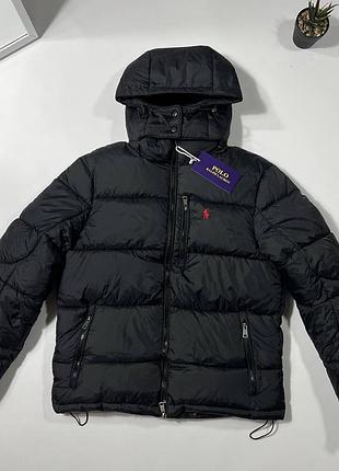 Чоловічий пуховик polo ralph lauren чорний