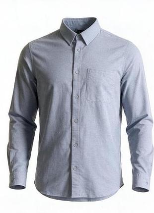 Мужская классическая рубашка l**ulemon new venture long sleeve shirt.