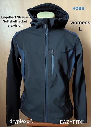 Куртка engelbert strauss softshell jacket e.s.vision нова жіноча робоча демісезонна