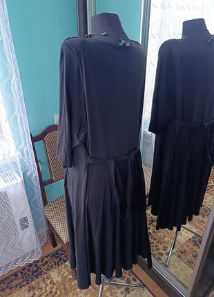 Плаття чорне жіноче гарне 🥰🥰🥰 plus size 4