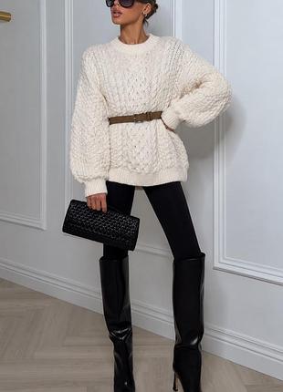 Светр з поясом loewe