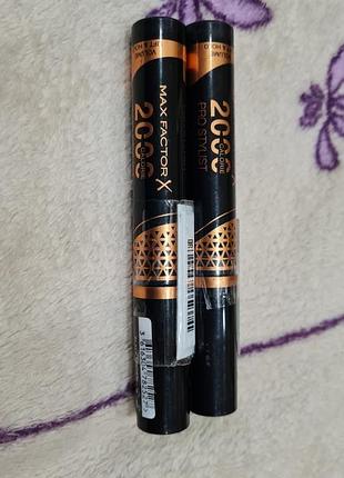 Тушь для ресниц max factor 2000 calorie pro stylist mascara black brown черно-коричневая 9 мл
