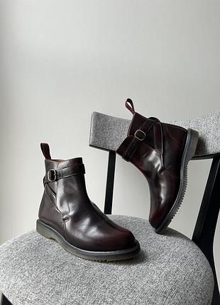 Шкіряні осінні лофери взуття челсі черевики ботинки dr martens