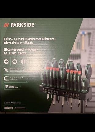 Набір інструментів parkside screwdriver & bit set 37 предметів