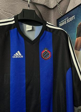 Футболка club brugge adidas оригінал xxl вінтажний комплект 2003/04 gvozdenovic #17