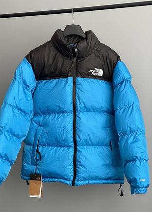 Чоловіча зимова куртка the north face 700 blue