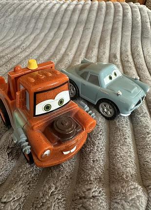 Машинки тачки cars disney pixar метр и финый макмисл