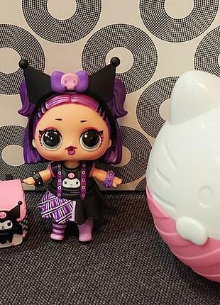Кукла lol surprise лол сюрприз hello kitty and friends kuromi qt хелло котти и друзья куроми