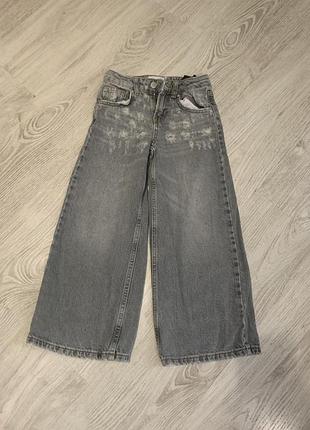 Джинси zara для дітей, сірі, 122 см