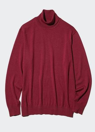 Шерстяной мериносовый свитер uniqlo