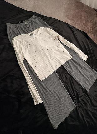 Піжама h&m ажурний трикотаж