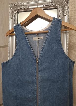 Джинсовый сарафан topshop 6