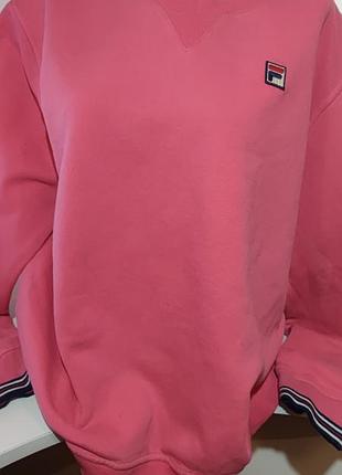 Тепла жіноча толстовка fila розмір м l на флісі