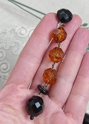 Серьги клипсы удлиненные 4