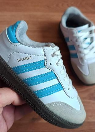 Кроссовки adidas samba p 25 длина стельки по факту 16.8см