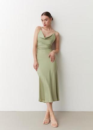 Атласна сукня silk garden stefa 2