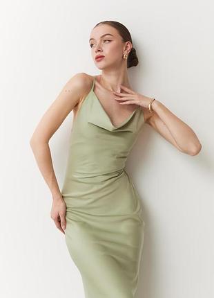 Атласна сукня silk garden stefa 6