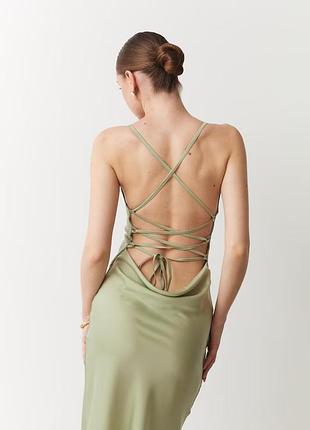 Атласна сукня silk garden stefa 4