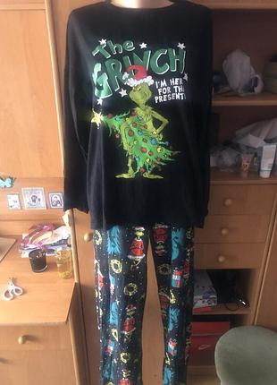 Пижама, комплект, костюм, m. dr.seuss. grinch.