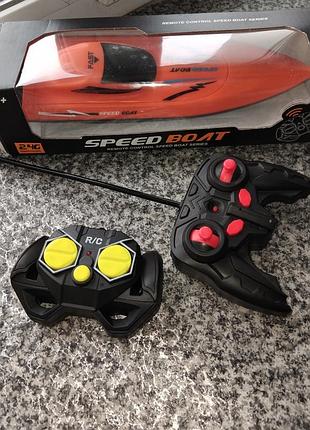 Радіокерований катер speed boat помаранчевий