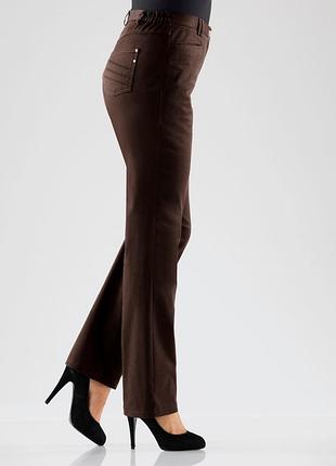 Коричневі стрейчеві штани чиноси cosma (німеччина), р. 48 (m/l)