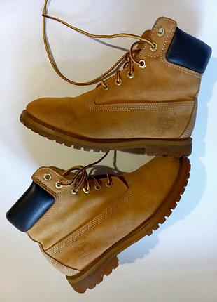 Черевики timberland 38- 39 р. з нубуку, розмір 7w( американський) в дуже хорошому стані