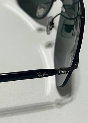 Сонцезахисні окуляри ray-ban металеві чорні нові